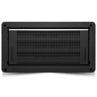 smart vent 1540 514 black dual function garage door 16 x 8 flood vent 927 46895